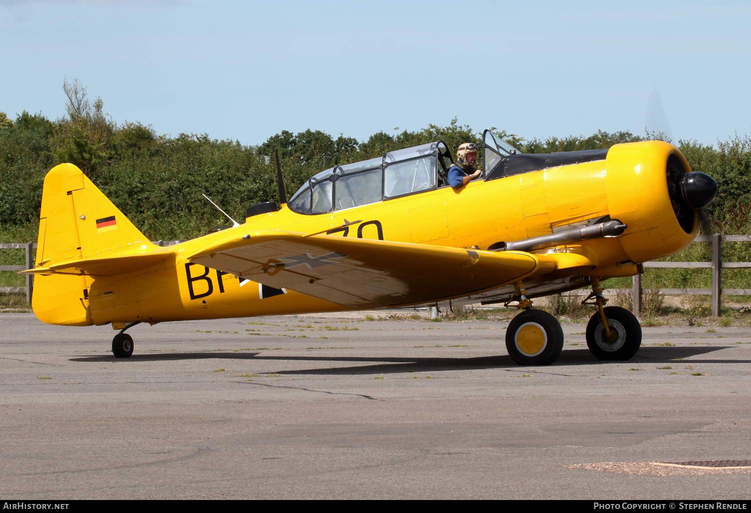 Aircraft Photo of G-CHYN / BF-070 | North American T-6J Texan | Germany - Air Force | AirHistory.net #265785