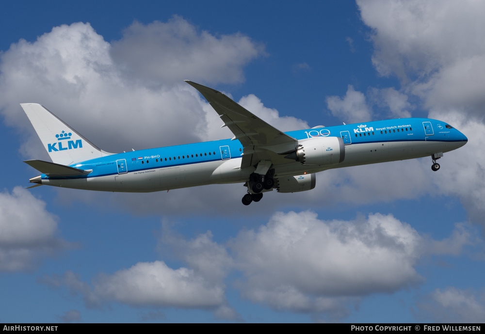 Aircraft Photo of PH-BHO | Boeing 787-9 Dreamliner | KLM - Royal Dutch Airlines | AirHistory.net #265812