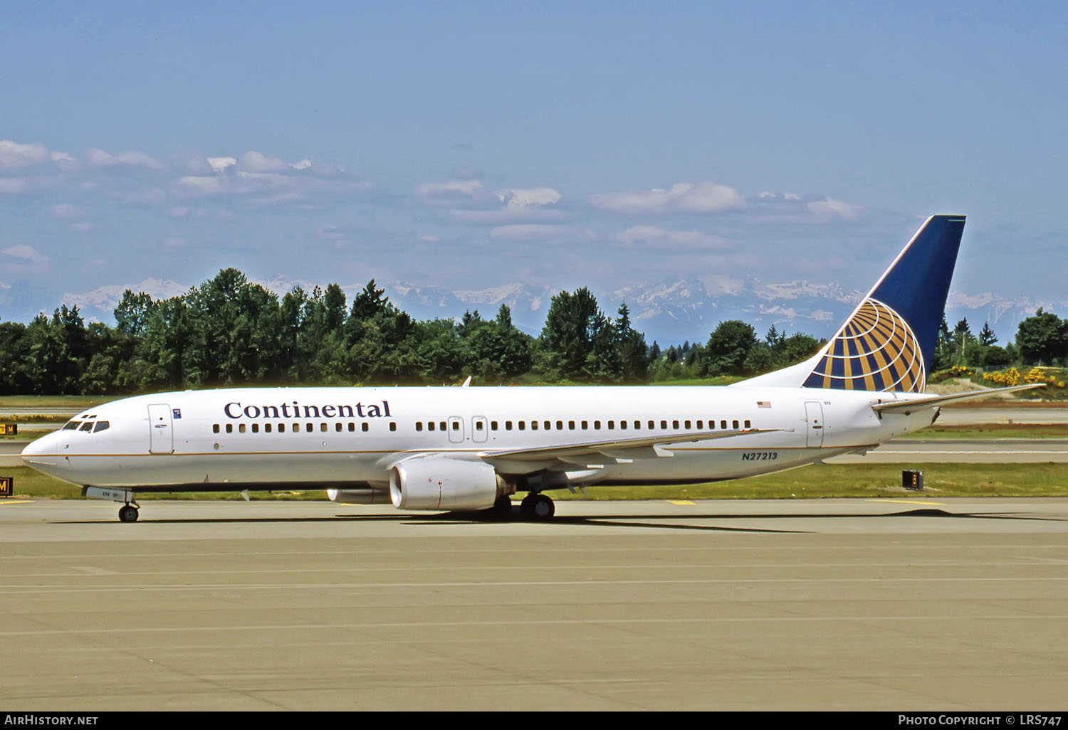 Aircraft Photo of N27213 | Boeing 737-824 | Continental Airlines | AirHistory.net #265856