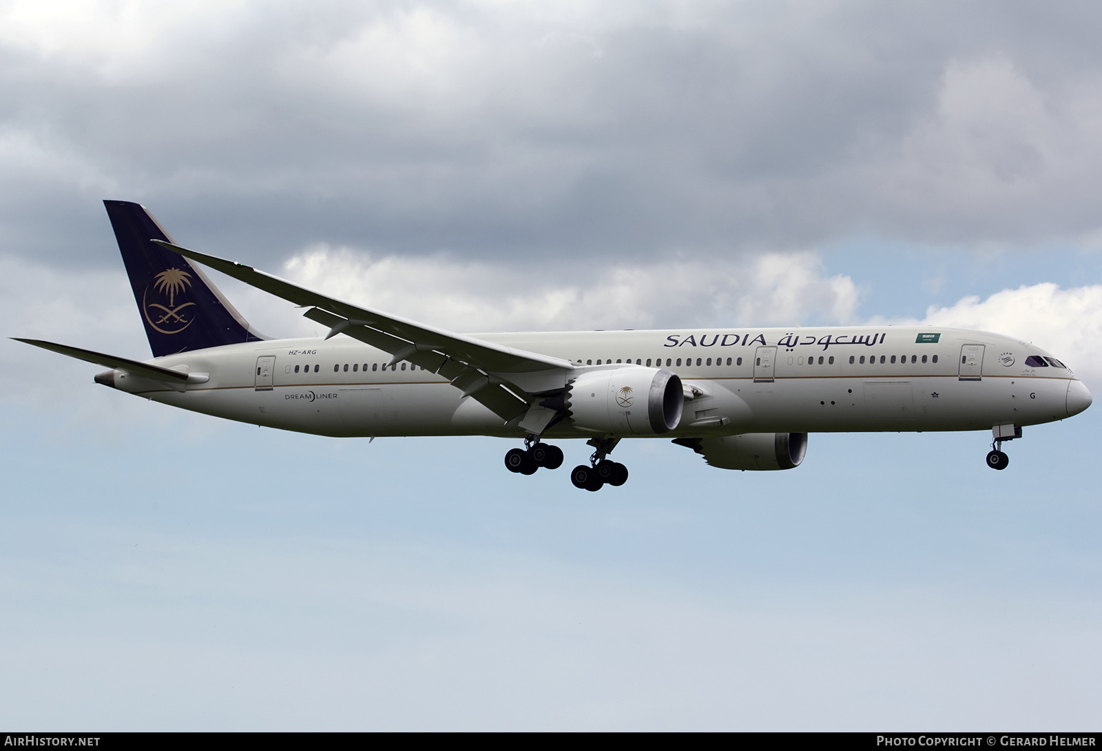 Aircraft Photo of HZ-ARG | Boeing 787-9 Dreamliner | Saudia - Saudi Arabian Airlines | AirHistory.net #265857
