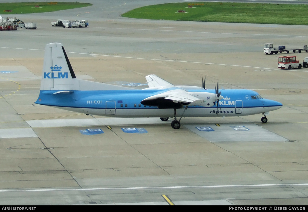 Aircraft Photo of PH-KXH | Fokker 50 | KLM Cityhopper | AirHistory.net #265865