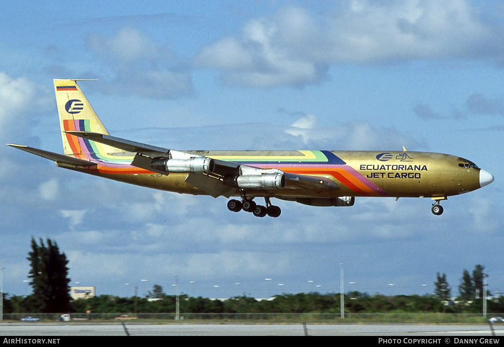 Aircraft Photo of HC-BGP | Boeing 707-321C | Ecuatoriana Jet Cargo | AirHistory.net #265868