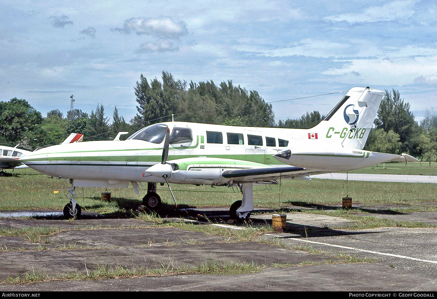 Aircraft Photo of C-GCKB | Cessna 402B Utililiner | Sander Geophysics | AirHistory.net #265872