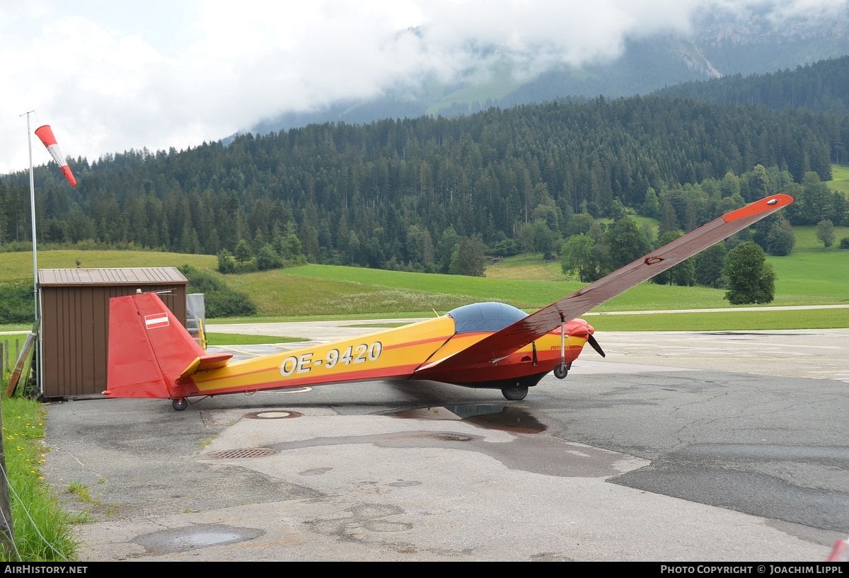 Aircraft Photo of OE-9420 | Scheibe SF-25C Falke 1700 | AirHistory.net #265900