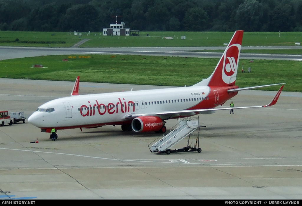 Aircraft Photo of D-ABBC | Boeing 737-86J | Air Berlin | AirHistory.net #265920