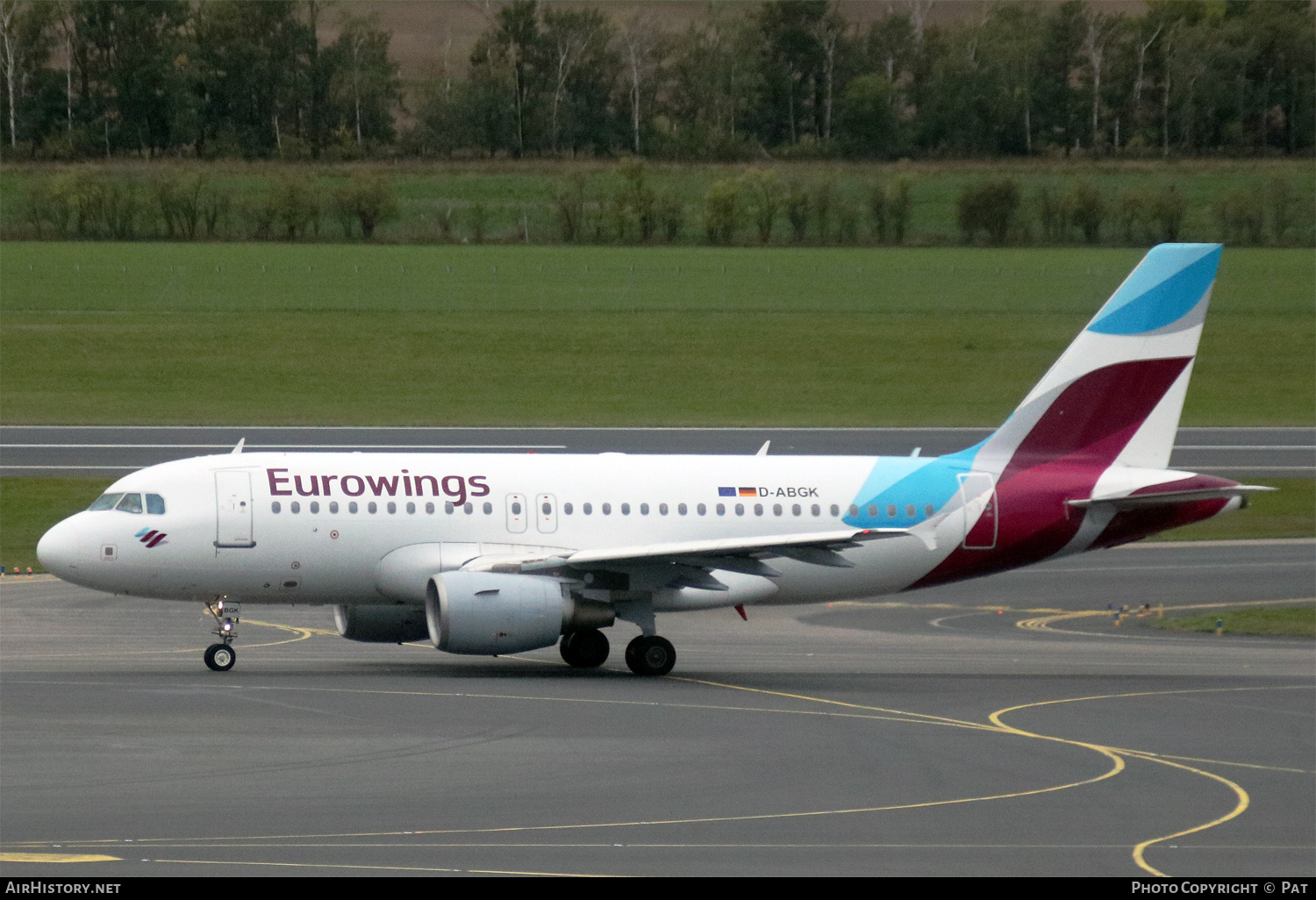 Aircraft Photo of D-ABGK | Airbus A319-112 | Eurowings | AirHistory.net #265927