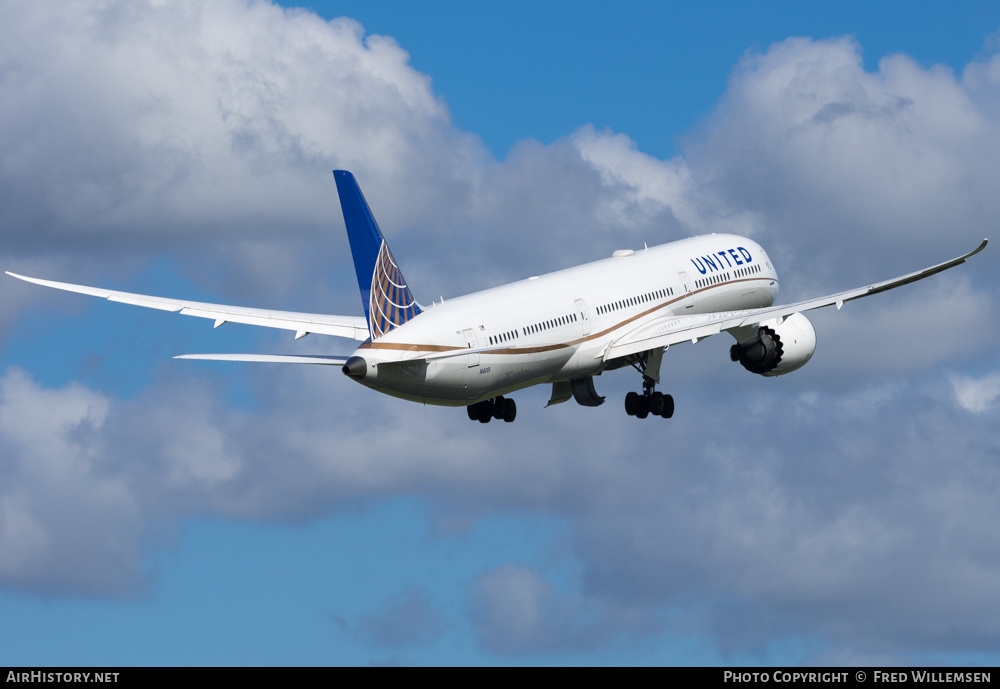 Aircraft Photo of N14001 | Boeing 787-10 Dreamliner | United Airlines | AirHistory.net #265956