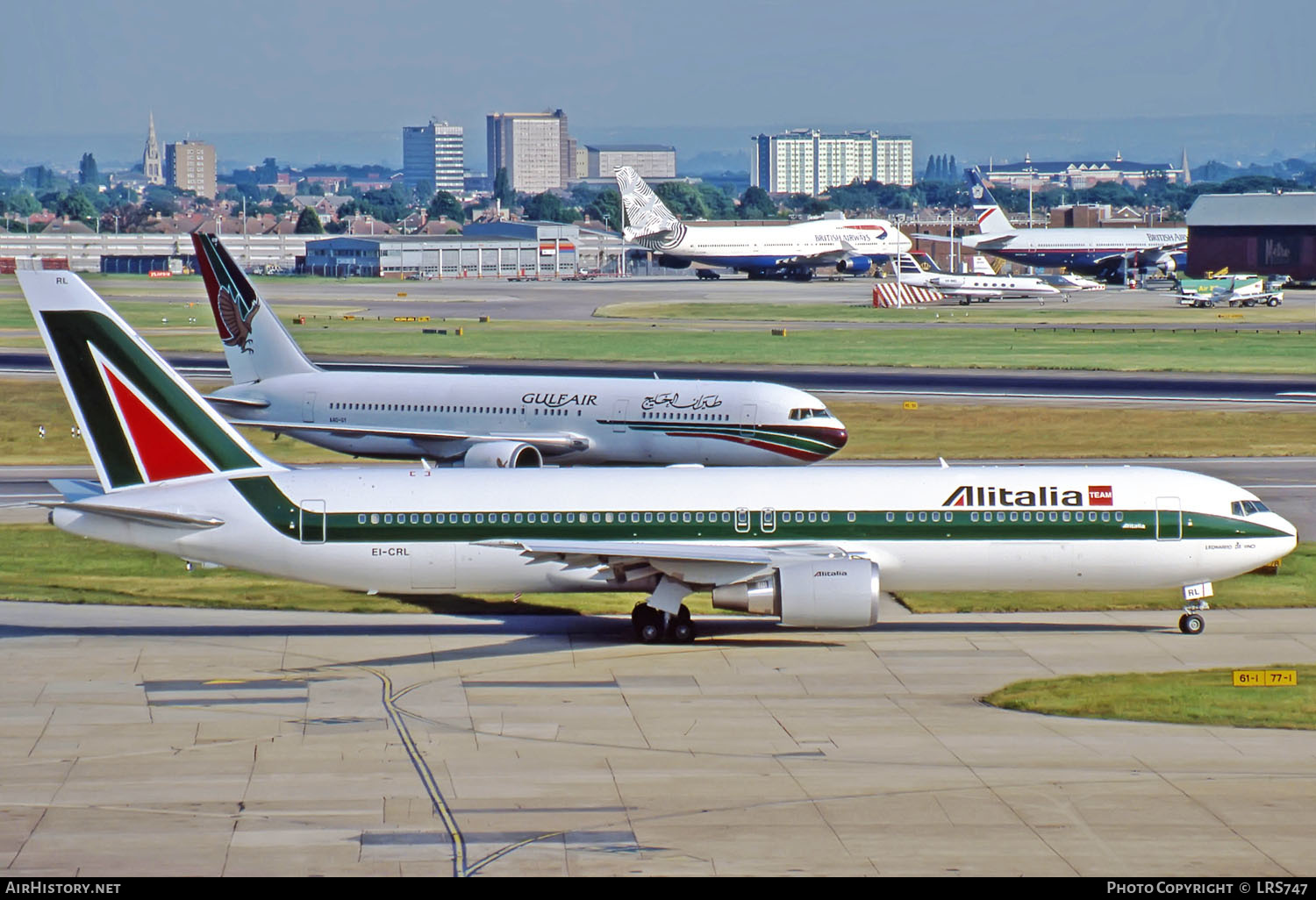 Aircraft Photo of EI-CRL | Boeing 767-343/ER | Alitalia | AirHistory.net #265974