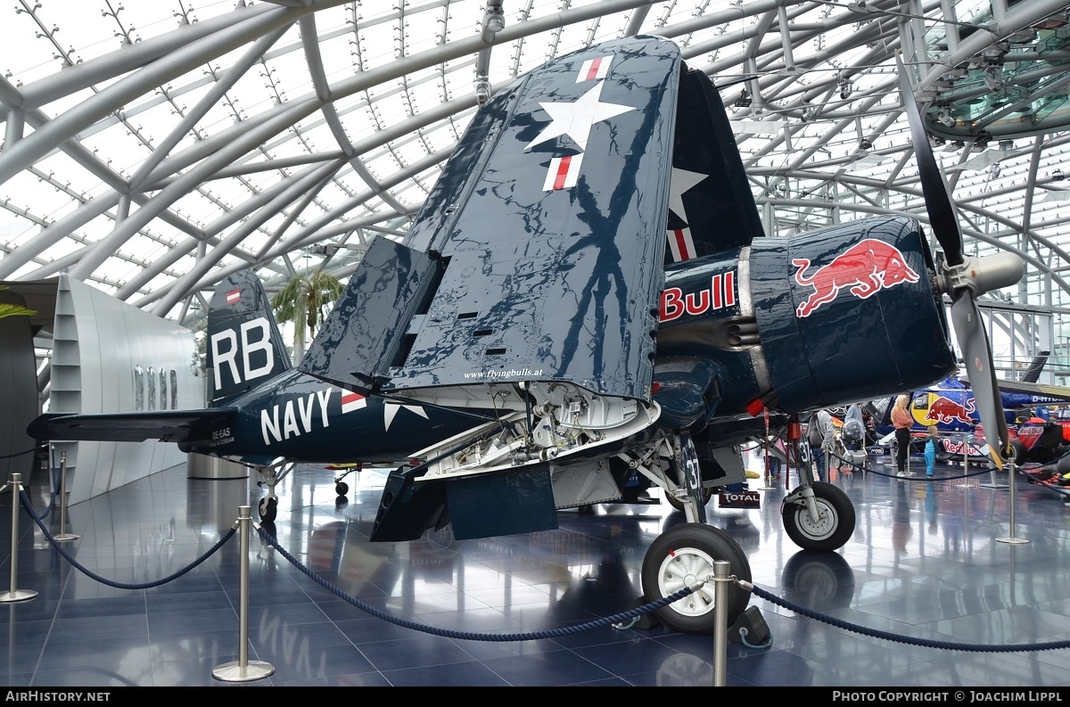 Aircraft Photo of OE-EAS | Vought F4U-4 Corsair | Red Bull | USA - Navy | AirHistory.net #266005