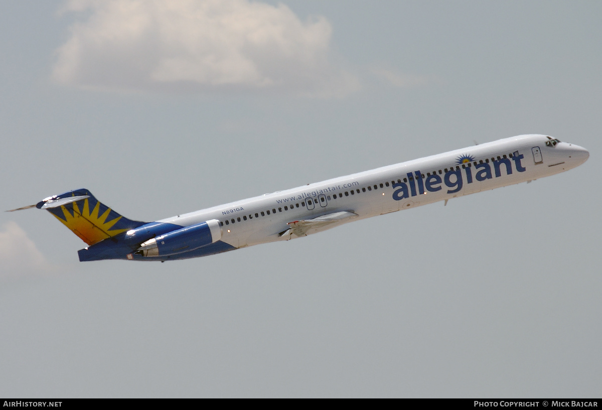 Aircraft Photo of N891GA | McDonnell Douglas MD-83 (DC-9-83) | Allegiant Air | AirHistory.net #266014