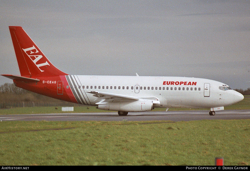 Aircraft Photo of G-CEAG | Boeing 737-229/Adv | European Aircharter - EAL/EAC | AirHistory.net #266043