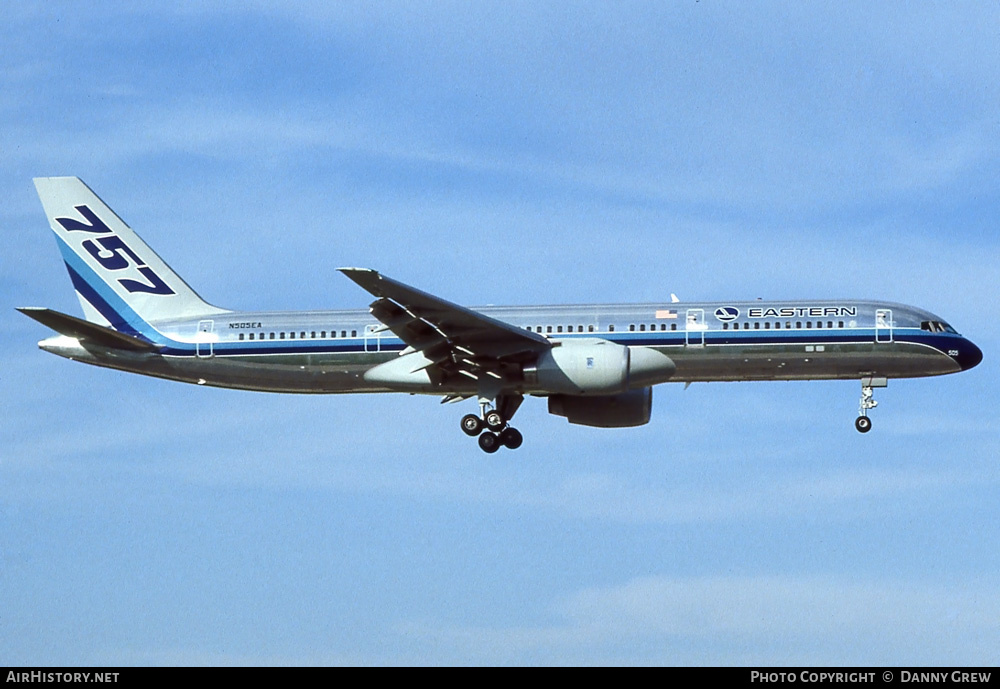 Aircraft Photo of N505EA | Boeing 757-225 | Eastern Air Lines | AirHistory.net #266061