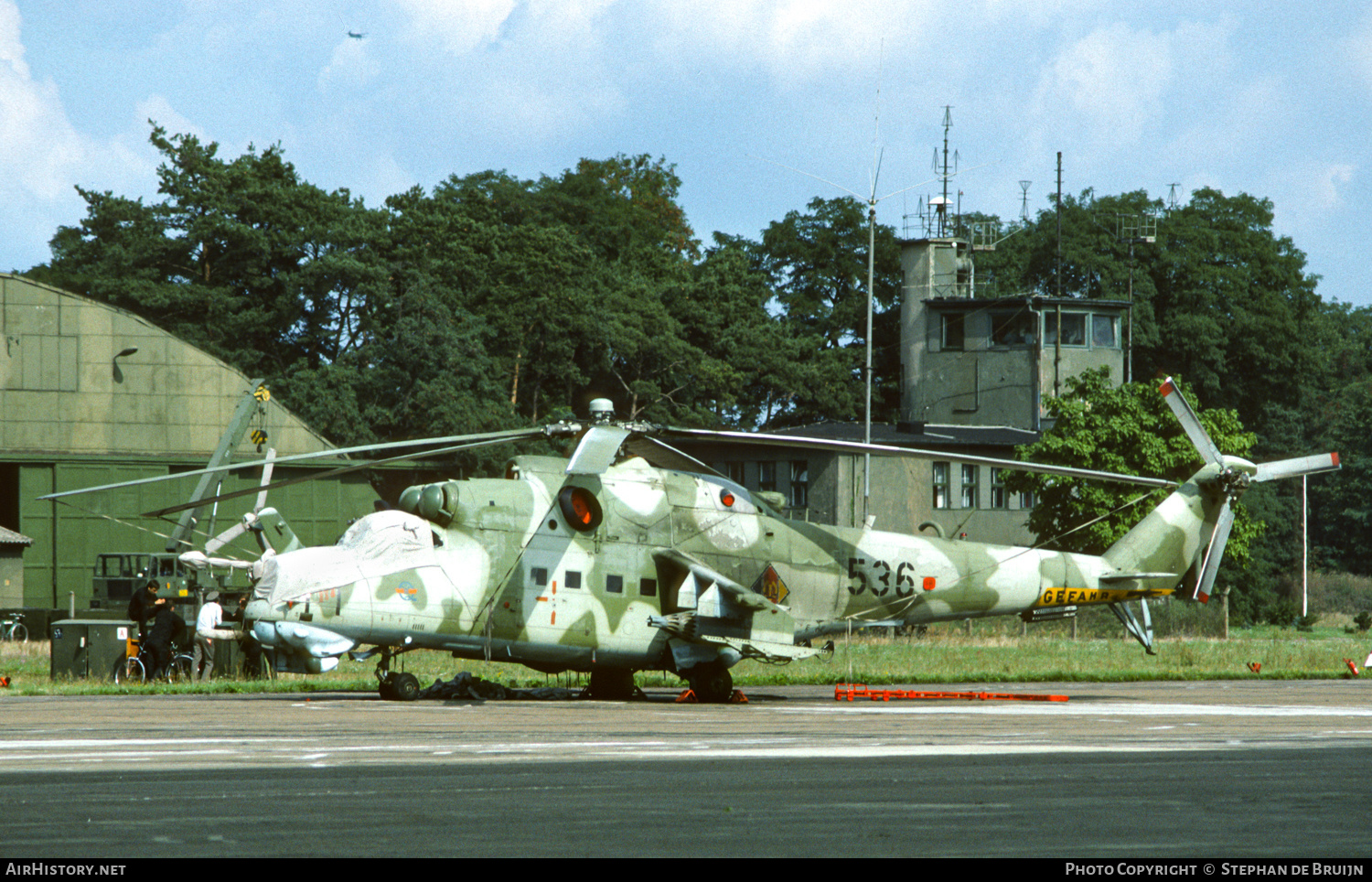 Aircraft Photo of 536 | Mil Mi-24D | East Germany - Air Force | AirHistory.net #266108