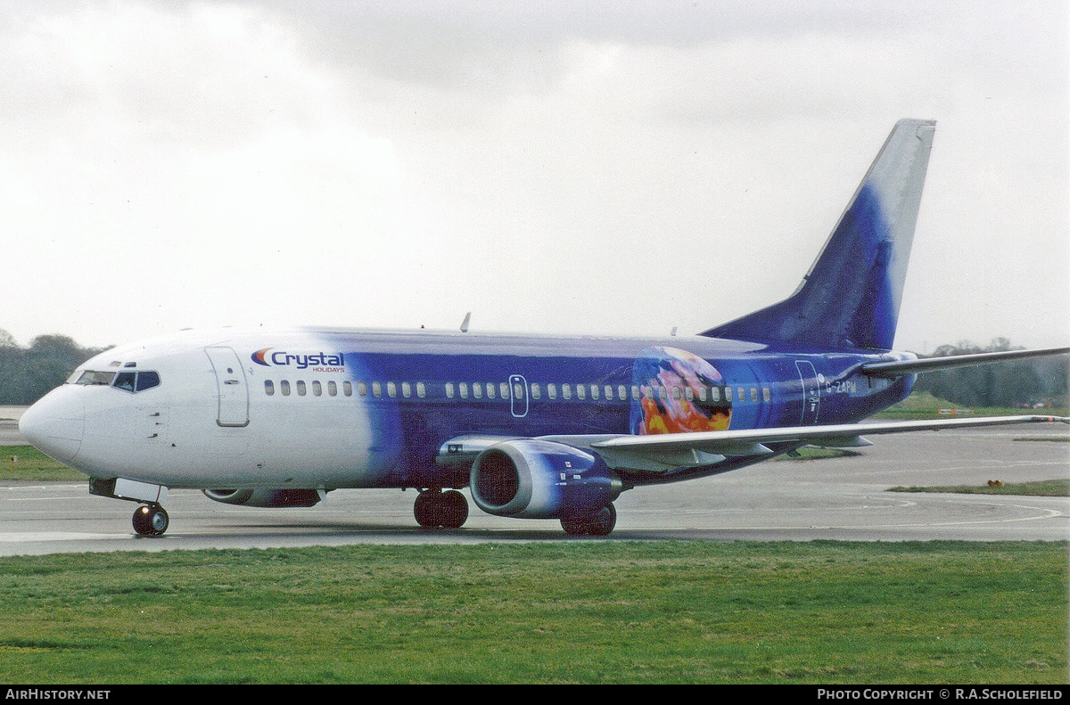 Aircraft Photo of G-ZAPM | Boeing 737-33A | Crystal Holidays | AirHistory.net #266111