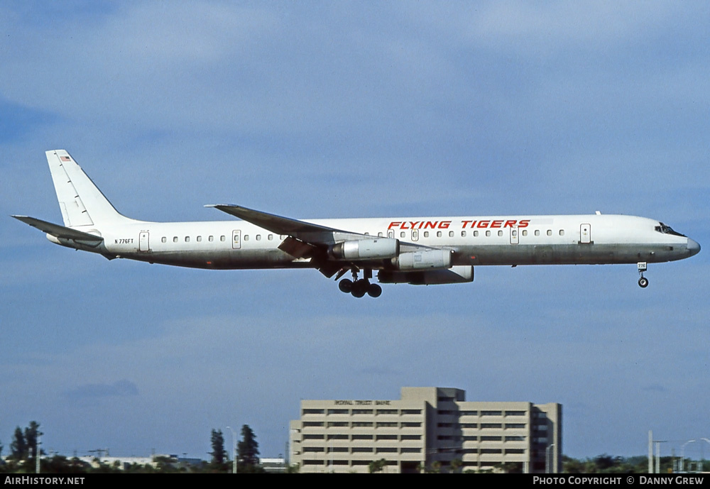 Aircraft Photo of N776FT | McDonnell Douglas DC-8-63CF | Flying Tigers | AirHistory.net #266113