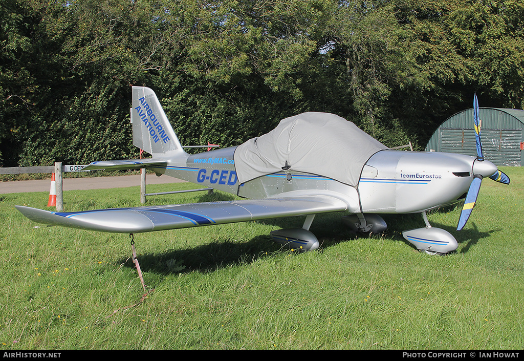 Aircraft Photo of G-CEDV | Evektor-Aerotechnik EV-97 Eurostar | AirBourne Aviation | AirHistory.net #266114