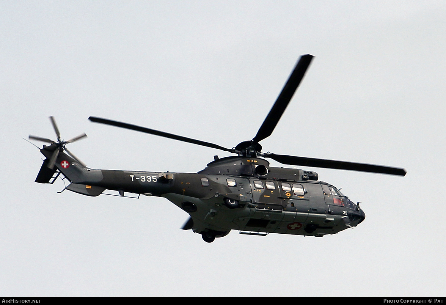 Aircraft Photo of T-335 | Eurocopter TH98 Cougar (AS-532UL) | Switzerland - Air Force | AirHistory.net #266118