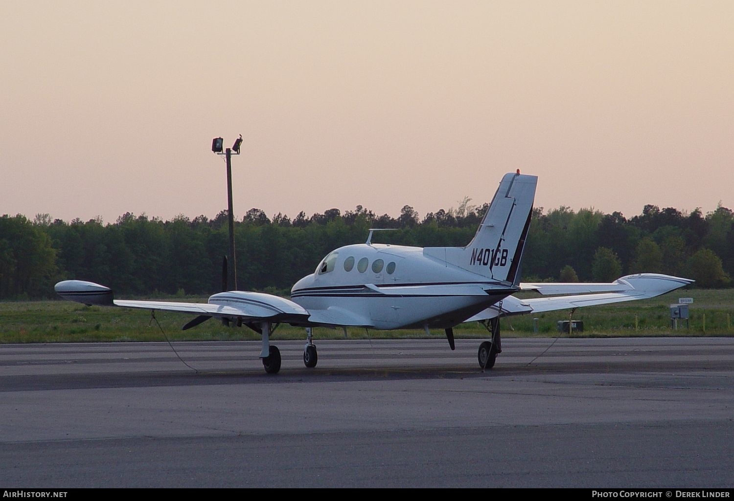 Aircraft Photo of N401GB | Cessna 401B | AirHistory.net #266122