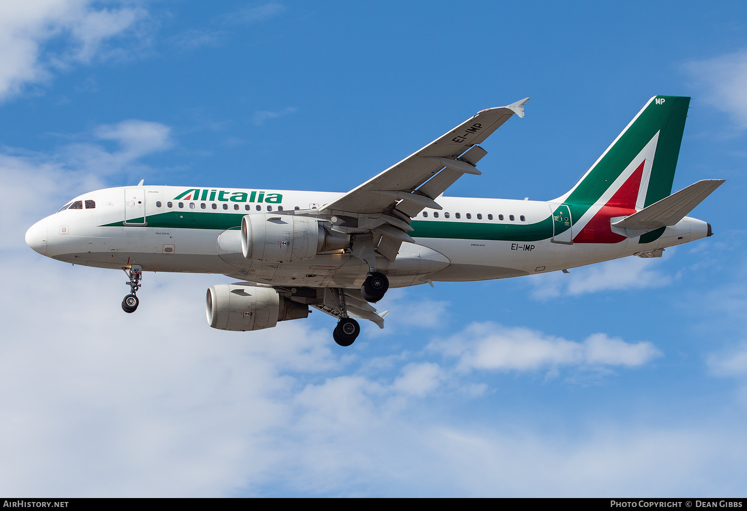 Aircraft Photo of EI-IMP | Airbus A319-111 | Alitalia | AirHistory.net #266134