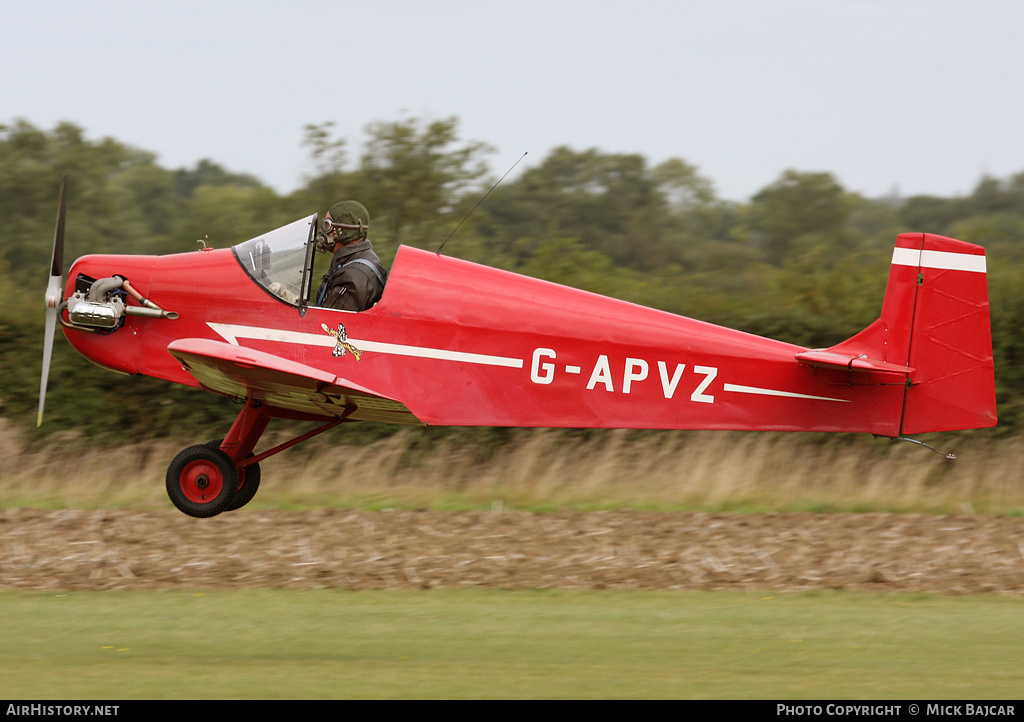 Aircraft Photo of G-APVZ | Druine D-31 Turbulent | AirHistory.net #266138
