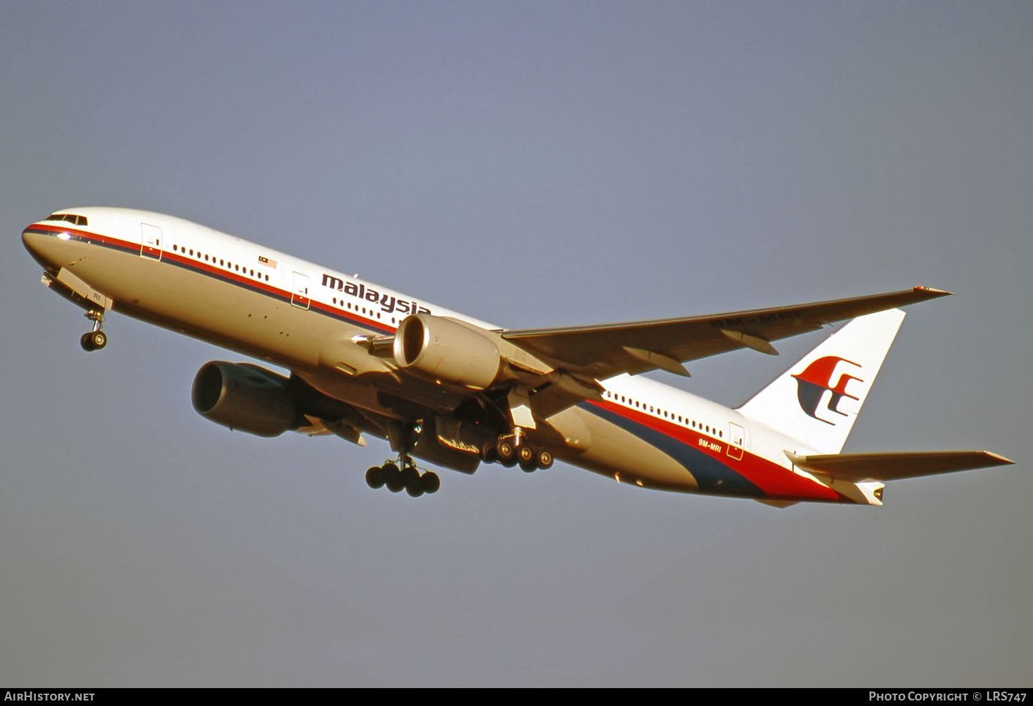 Aircraft Photo of 9M-MRI | Boeing 777-2H6/ER | Malaysia Airlines | AirHistory.net #266140