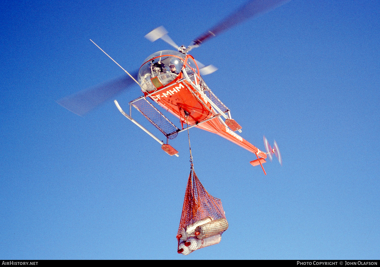 Aircraft Photo of CF-MHM | Hiller UH-12E | Okanagan Helicopters | AirHistory.net #266152