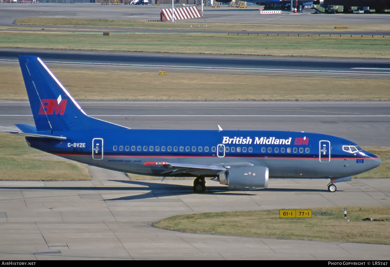 Aircraft Photo of G-BVZE | Boeing 737-59D | British Midland Airways - BMA | AirHistory.net #266166