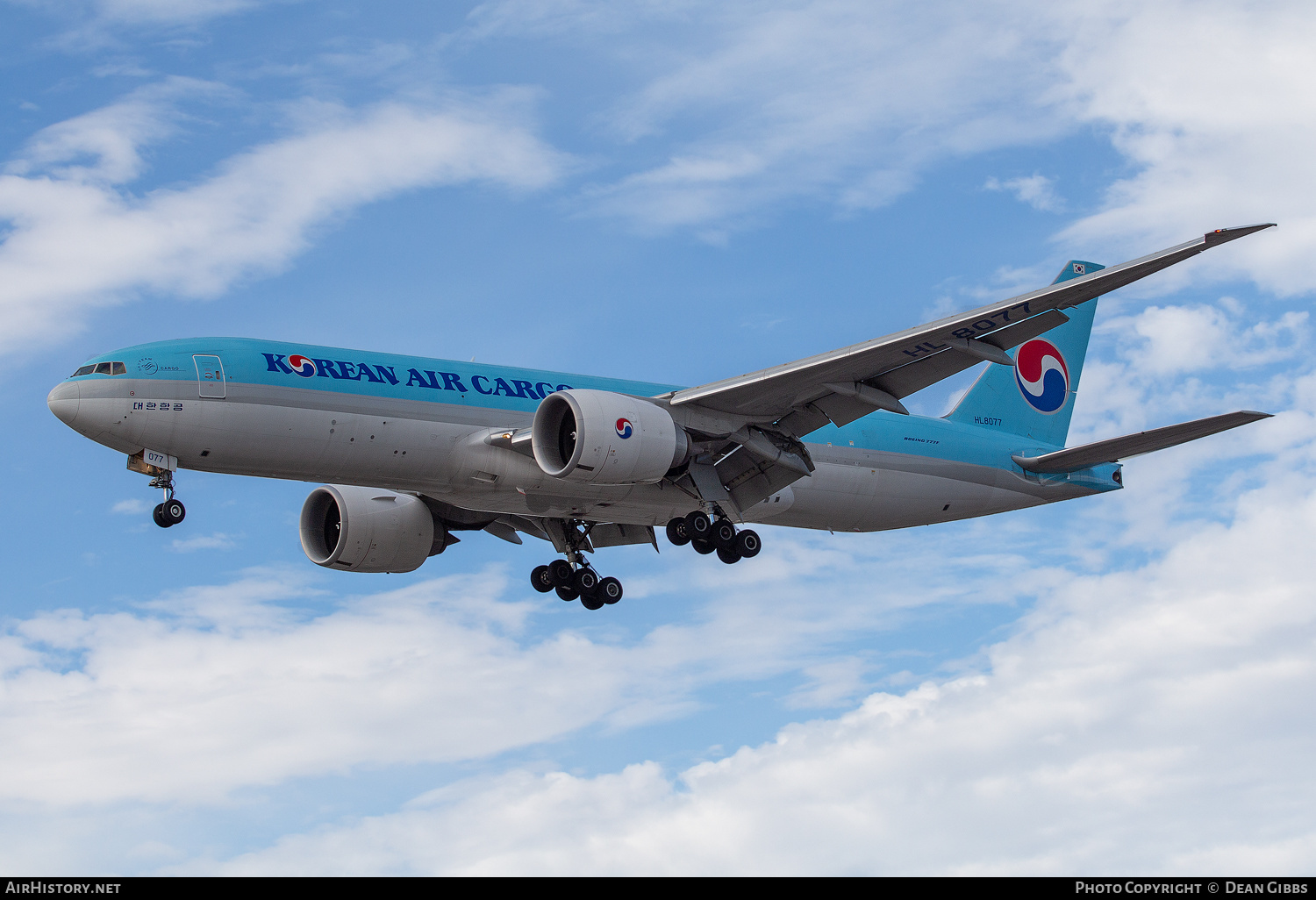 Aircraft Photo of HL8077 | Boeing 777-F | Korean Air Cargo | AirHistory.net #266168