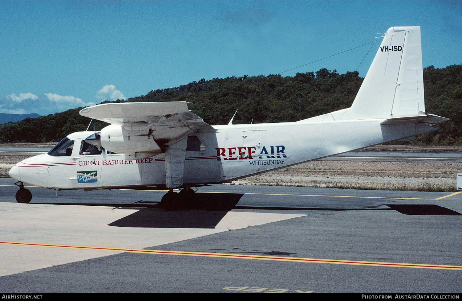 Aircraft Photo of VH-ISD | Britten-Norman BN-2A-3 Islander | Reef Air Whitsunday | AirHistory.net #266183