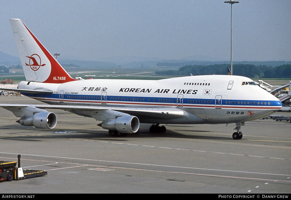 Aircraft Photo of HL7456 | Boeing 747SP-B5 | Korean Air Lines | AirHistory.net #266217