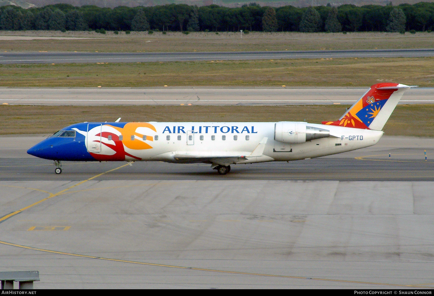 Aircraft Photo of F-GPTD | Bombardier CRJ-100ER (CL-600-2B19) | Air Littoral | AirHistory.net #266250