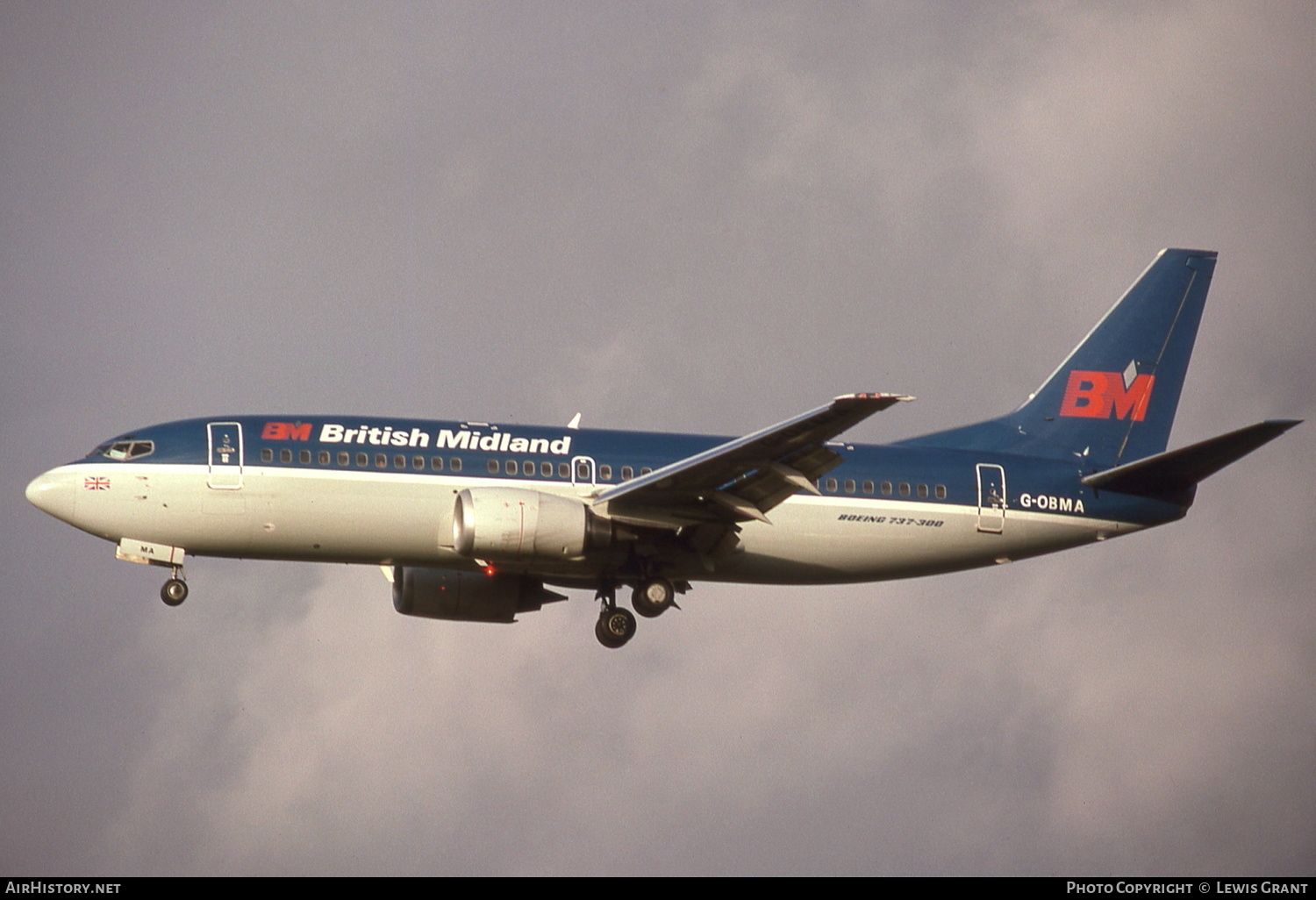 Aircraft Photo of G-OBMA | Boeing 737-33A | British Midland Airways - BMA | AirHistory.net #266256