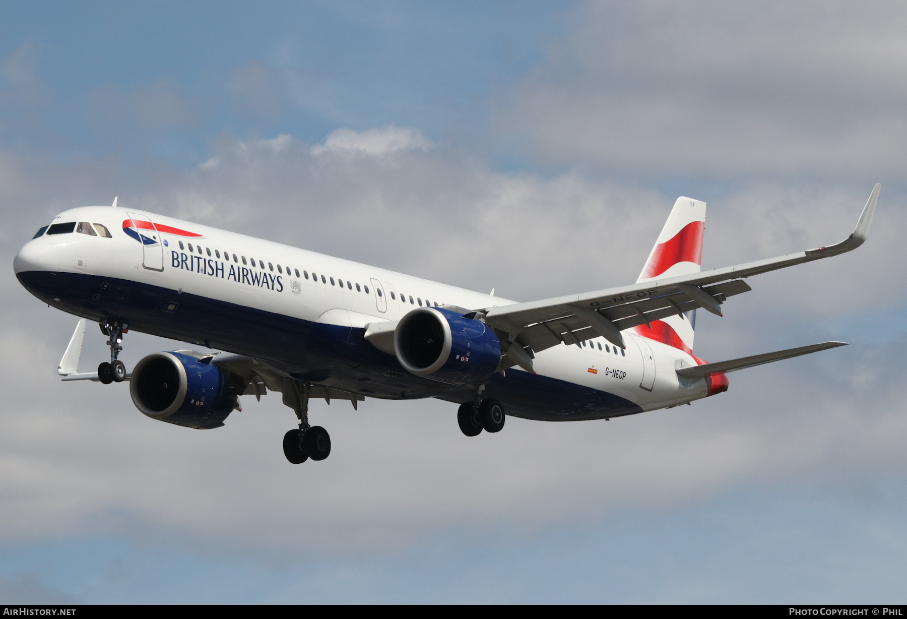 Aircraft Photo of G-NEOP | Airbus A321-251NX | British Airways | AirHistory.net #266272