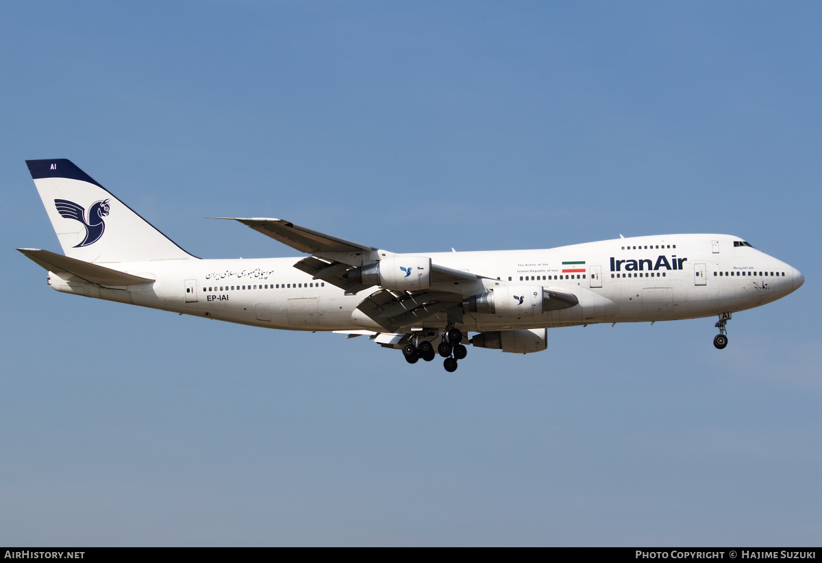 Aircraft Photo of EP-IAI | Boeing 747-230BM | Iran Air | AirHistory.net #266274