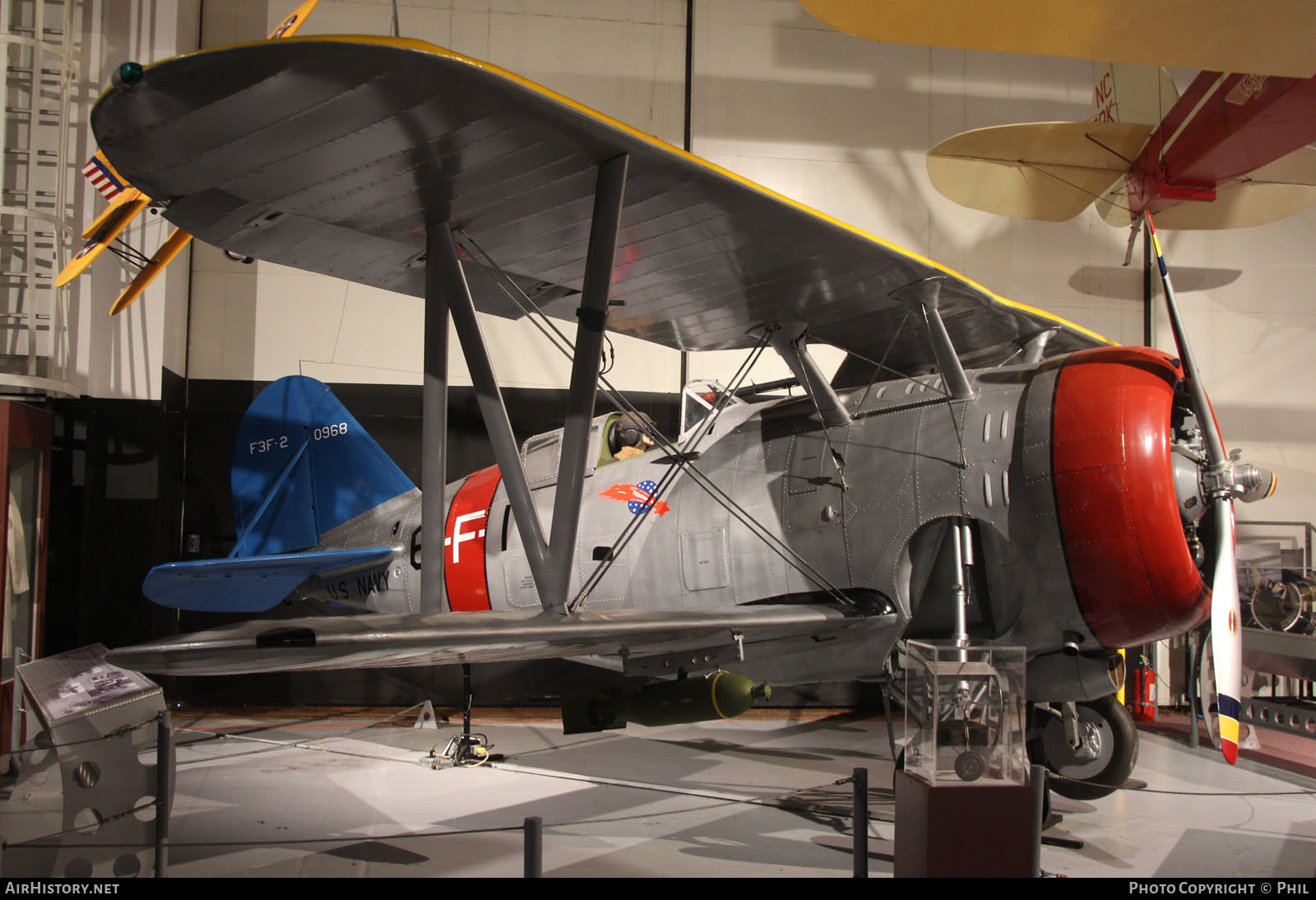 Aircraft Photo of 0968 | Grumman F3F-2 | USA - Navy | AirHistory.net #266281