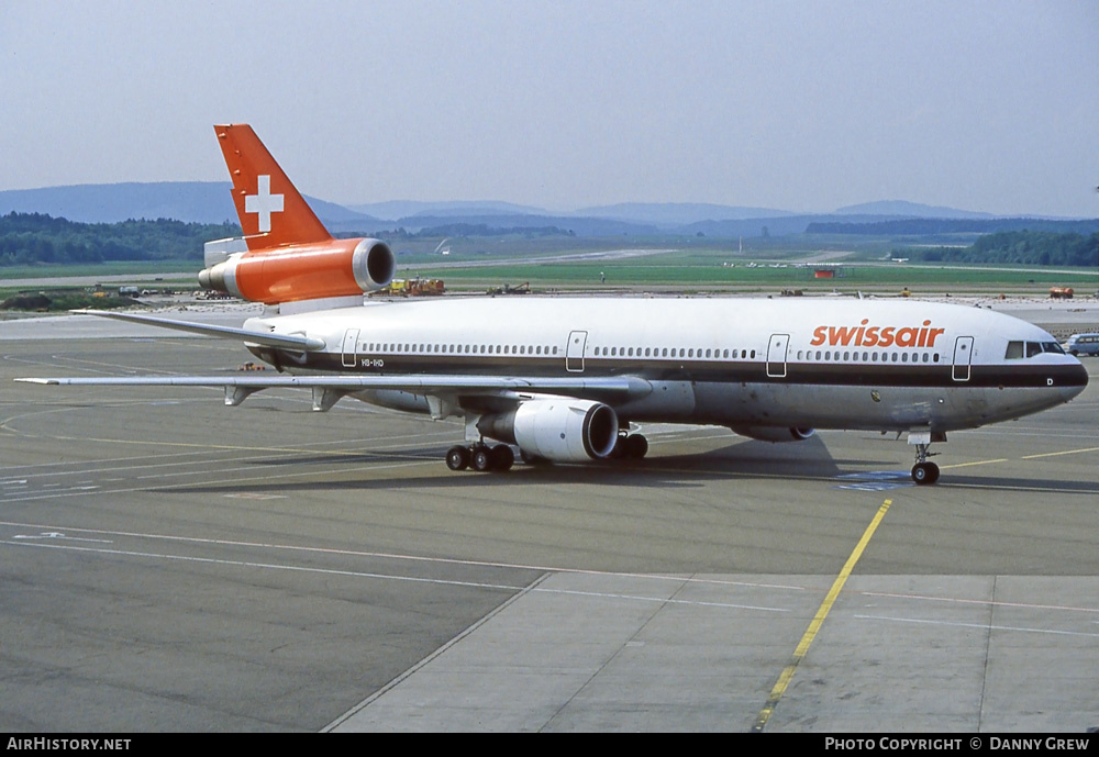 Aircraft Photo of HB-IHD | McDonnell Douglas DC-10-30 | Swissair | AirHistory.net #266288