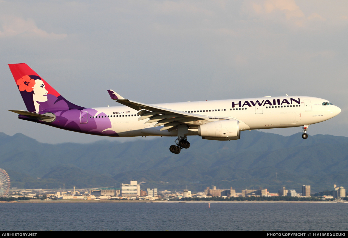 Aircraft Photo of N386HA | Airbus A330-243 | Hawaiian Airlines | AirHistory.net #266310