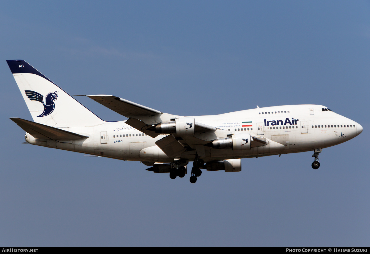 Aircraft Photo of EP-IAC | Boeing 747SP-86 | Iran Air | AirHistory.net #266322