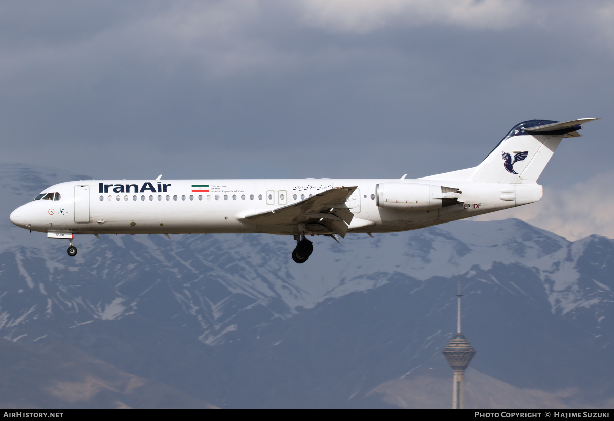 Aircraft Photo of EP-IDF | Fokker 100 (F28-0100) | Iran Air | AirHistory.net #266323