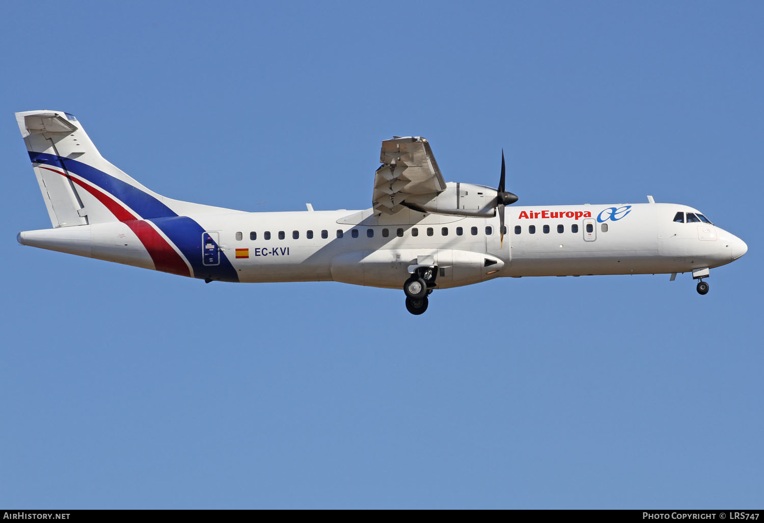 Aircraft Photo of EC-KVI | ATR ATR-72-500 (ATR-72-212A) | Air Europa | AirHistory.net #266335
