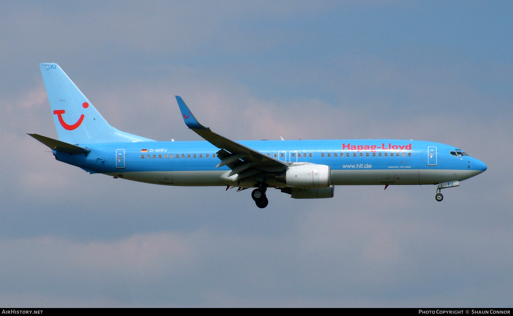 Aircraft Photo of D-AHFJ | Boeing 737-8K5 | Hapag-Lloyd | AirHistory.net #266364