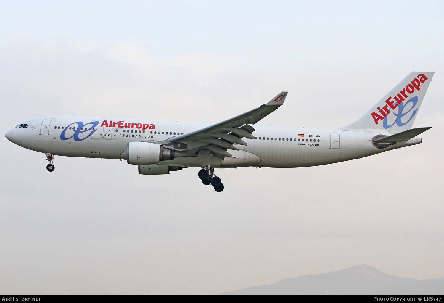 Aircraft Photo of EC-JQQ | Airbus A330-202 | Air Europa | AirHistory.net #266368