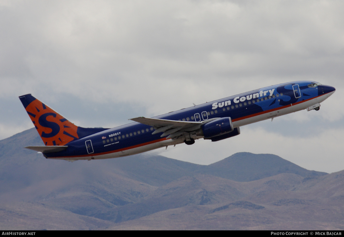 Aircraft Photo of N806SY | Boeing 737-8Q8 | Sun Country Airlines | AirHistory.net #266398