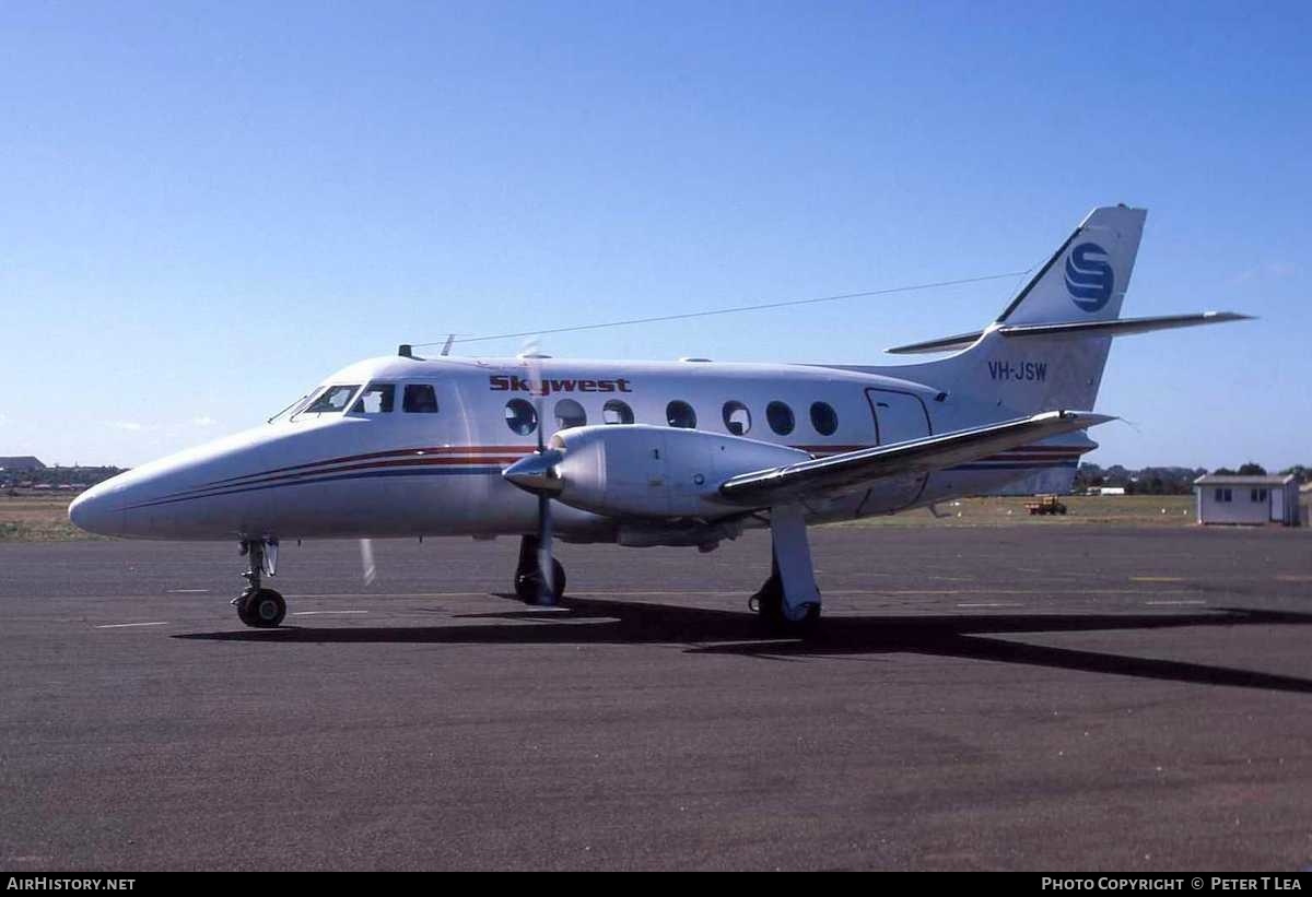 Aircraft Photo of VH-JSW | British Aerospace BAe-3107 Jetstream 31 | Skywest Airlines | AirHistory.net #266416