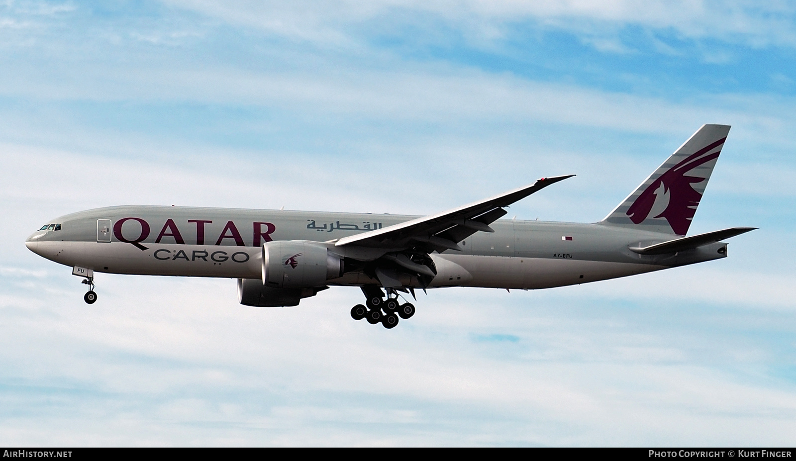 Aircraft Photo of A7-BFU | Boeing 777-F | Qatar Airways Cargo | AirHistory.net #266418