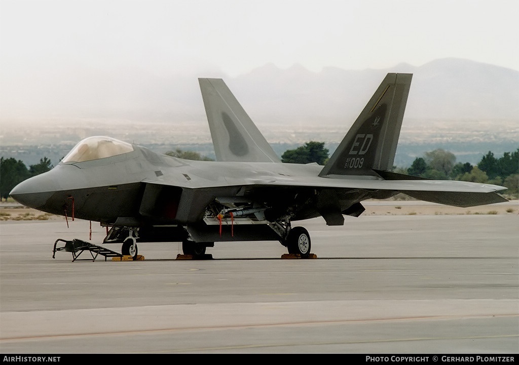 Aircraft Photo of 91-4009 | Lockheed Martin F-22A Raptor | USA - Air Force | AirHistory.net #266422