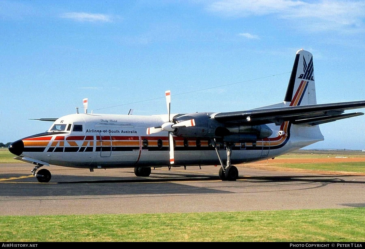 Aircraft Photo of VH-FNR | Fokker F27-600 Friendship | Airlines of South Australia - ASA | AirHistory.net #266439
