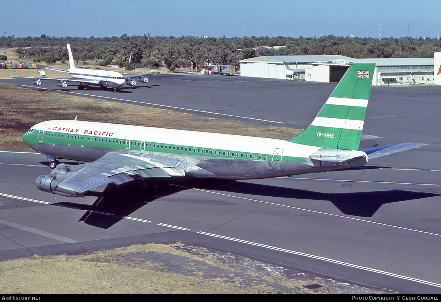 Aircraft Photo of VR-HHE | Boeing 707-351C | Cathay Pacific Airways | AirHistory.net #266446