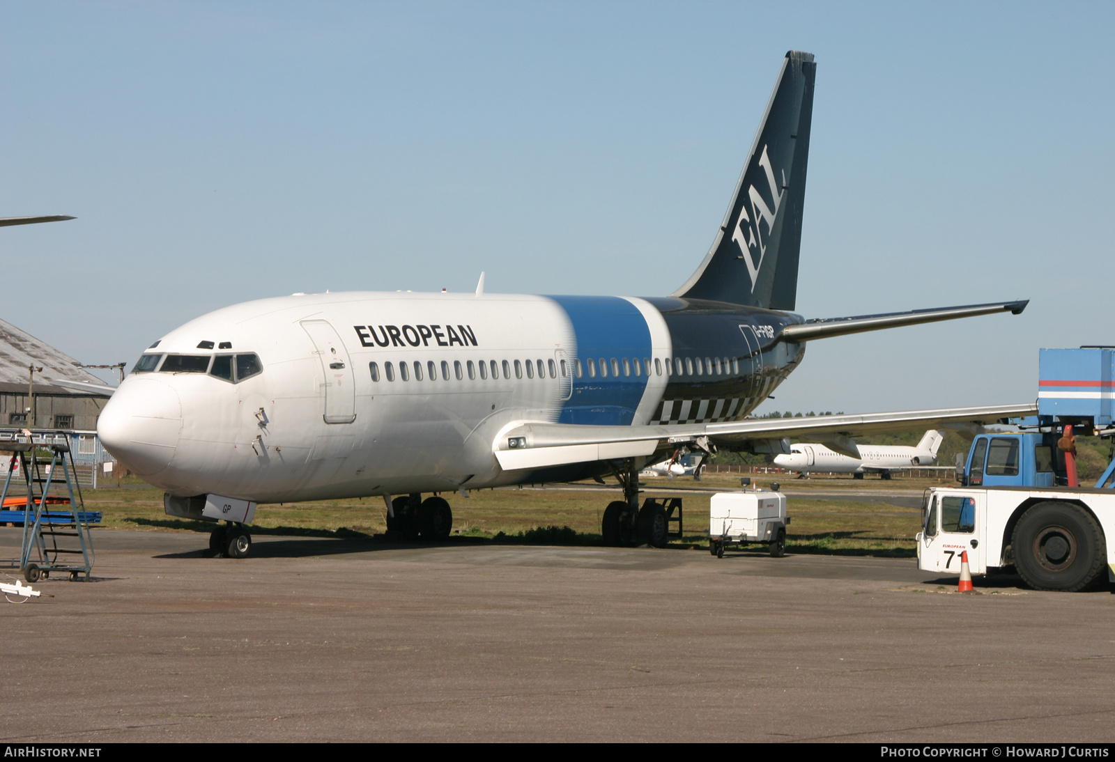 Aircraft Photo of G-FIGP | Boeing 737-2E7/Adv | European Aircharter - EAL/EAC | AirHistory.net #266472