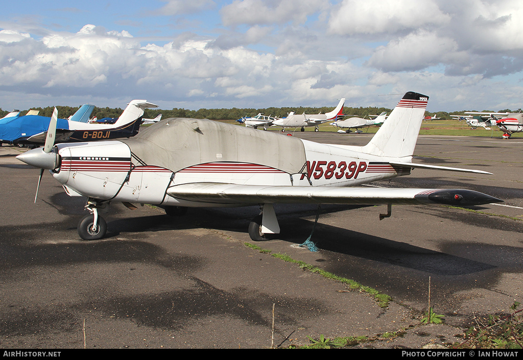Aircraft Photo of N5839P | Piper PA-24-180 Comanche | AirHistory.net #266487